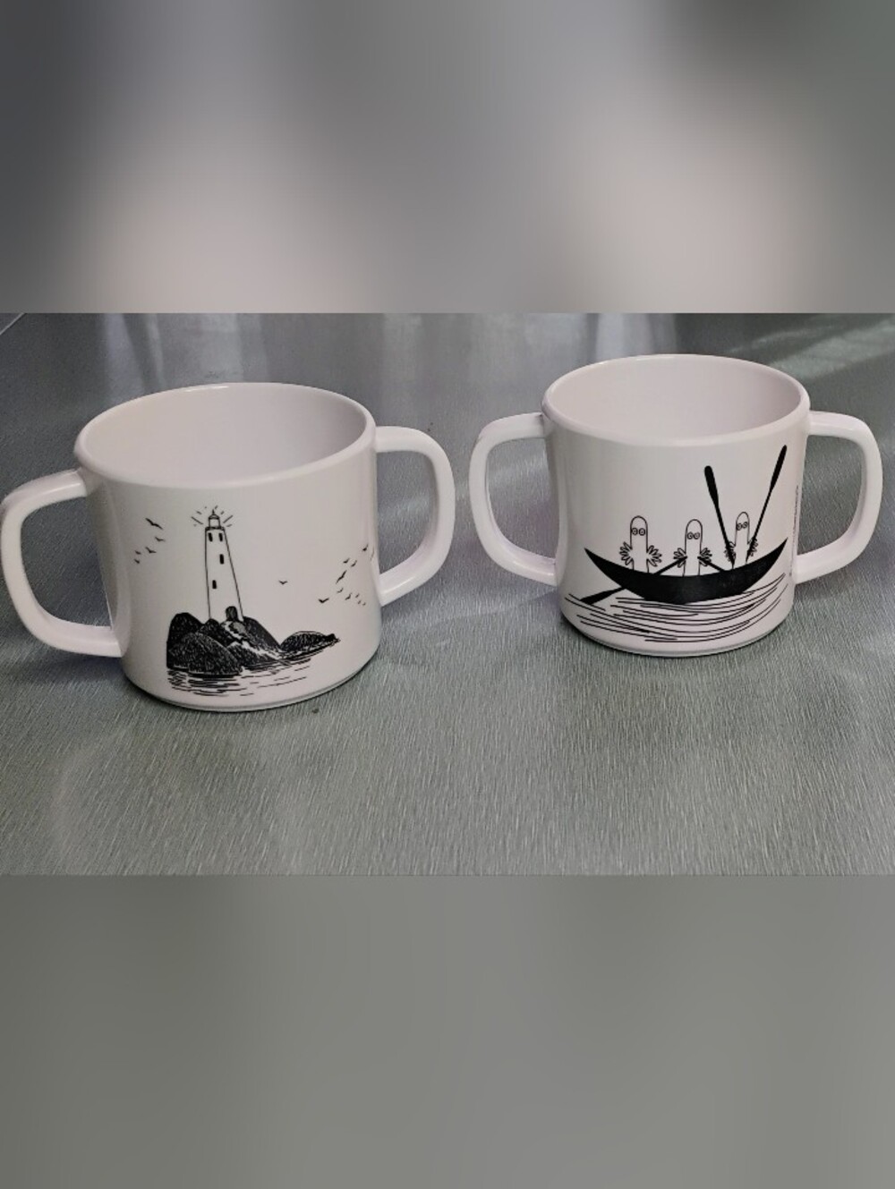 2 moomin Character kids cups